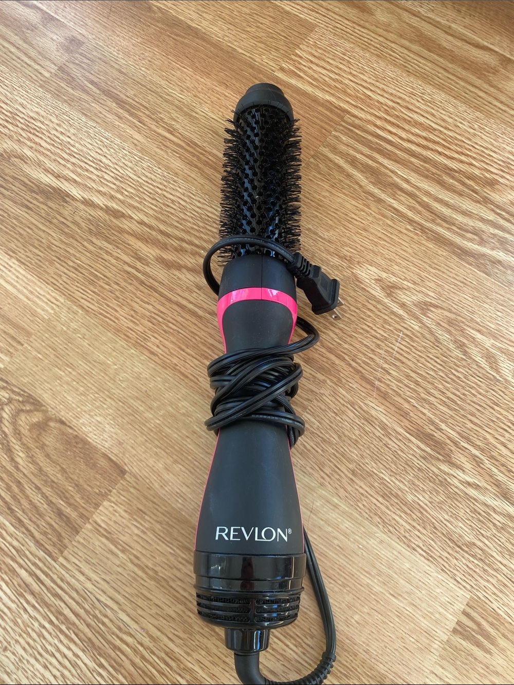 Revlon Black and Pink Hot Air Round Brush Styler